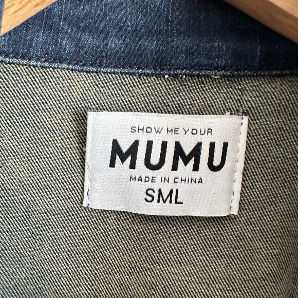 Show Me Your Mumu Jacksonville Jumpsuit Blue Small - Picture 4 of 14